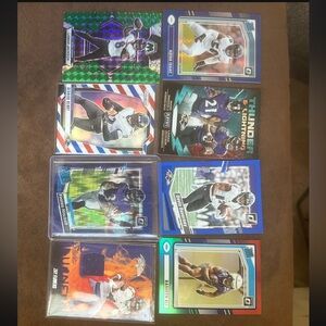 Baltimore ravens 8 card football lot